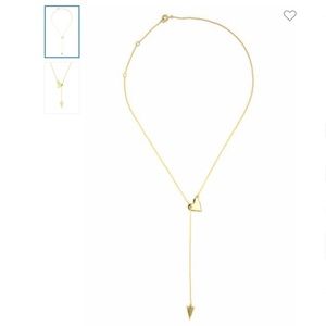Adornia 14k Gold Heart & Arrow Necklace
